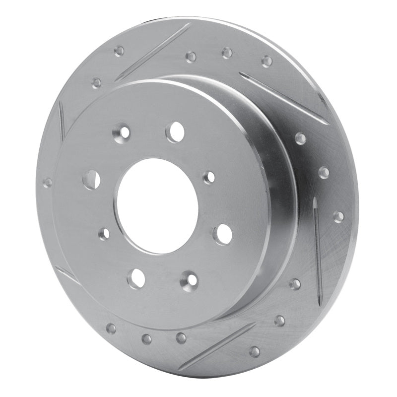 DFC 88-01 Acura INTEGRA Rear Left Drilled & Slotted Silver Brake Rotor