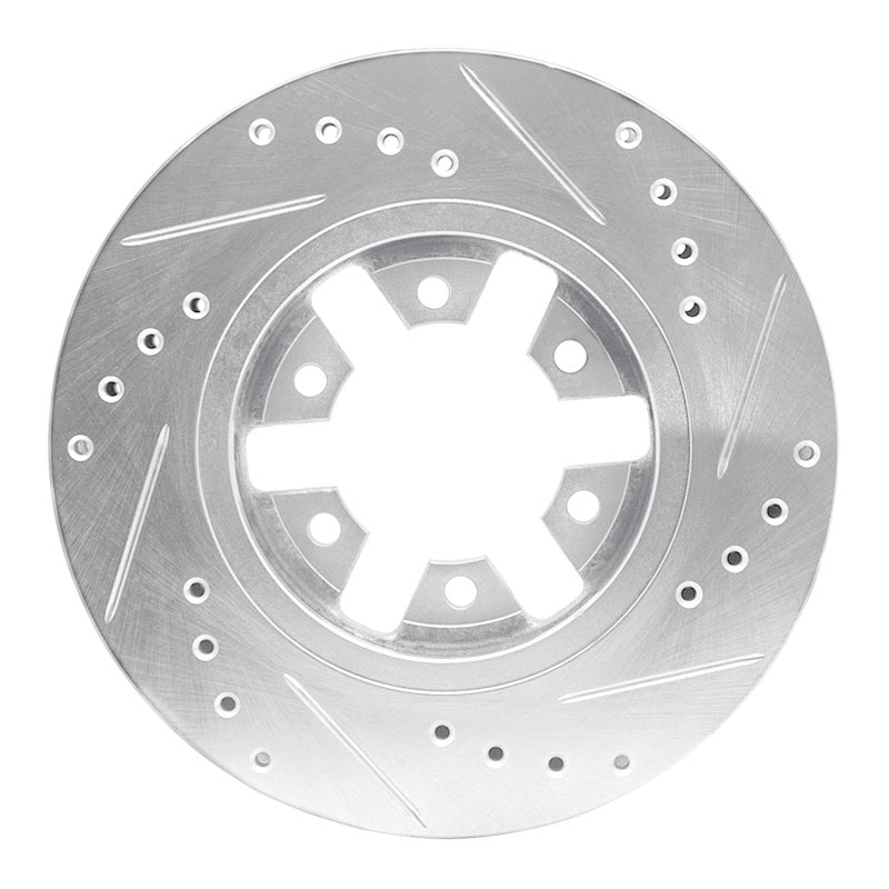 DFC 85-12 Nissan Urvan (Mexico) Front Left Drilled & Slotted Silver Brake Rotor