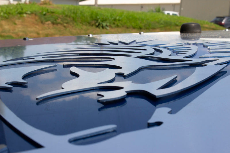 Fishbone Offroad 07-12 Jeep Wrangler JK Hood Louver Raw Unpainted