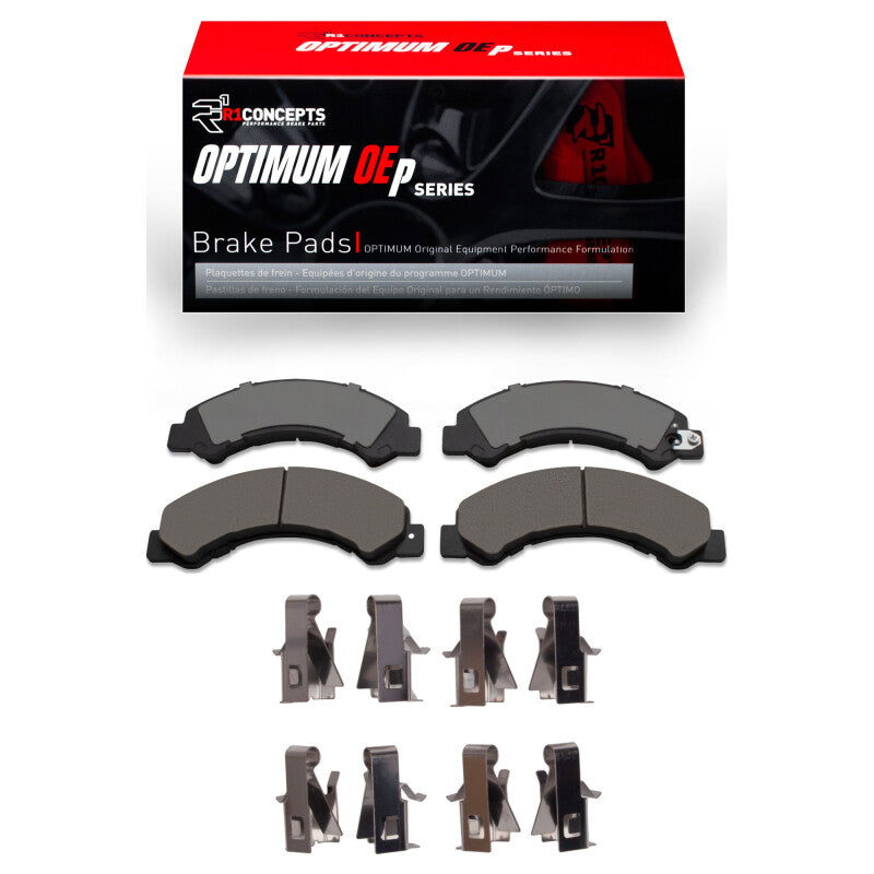 R1 2012-2020 Hino 155 Fr and Rr R1 Optimum OE Pads & Hardware Kit