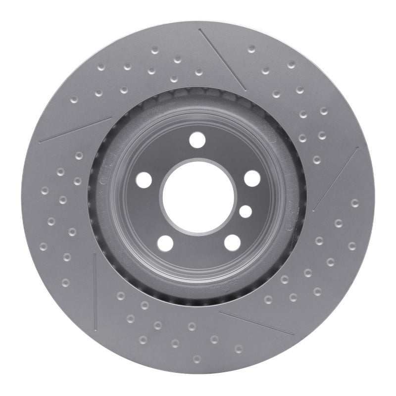 R1 12-20 BMW M140i (Mexico) Rear Dimpled & Slotted GeoSPEC Coated Rotor