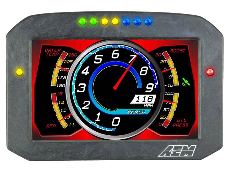 AEM CD-7L Carbon Logging Flush Digital Dash Display