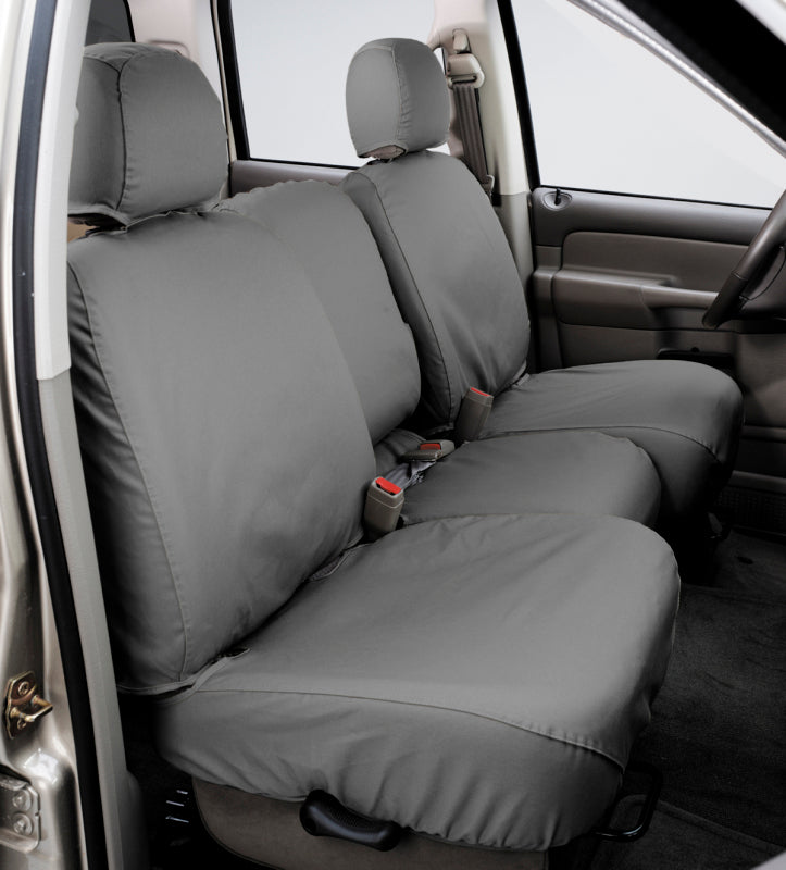 Covercraft 1994-97 Ford F Polycotton SeatSaver Custom Front Row Seat Covers - Grey