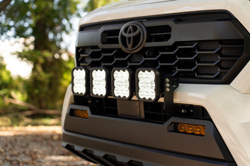 Diode Dynamics 2024 Toyota Tacoma SS5 Grille CrossLink Lightbar Kit - Pro Yellow Combo