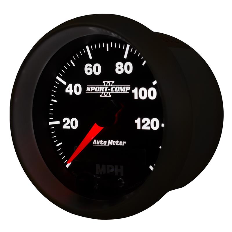 Autometer Sport-Comp II 3-3/8in 0-140MPH In-Dash Electronic GPS Programmable Speedometer