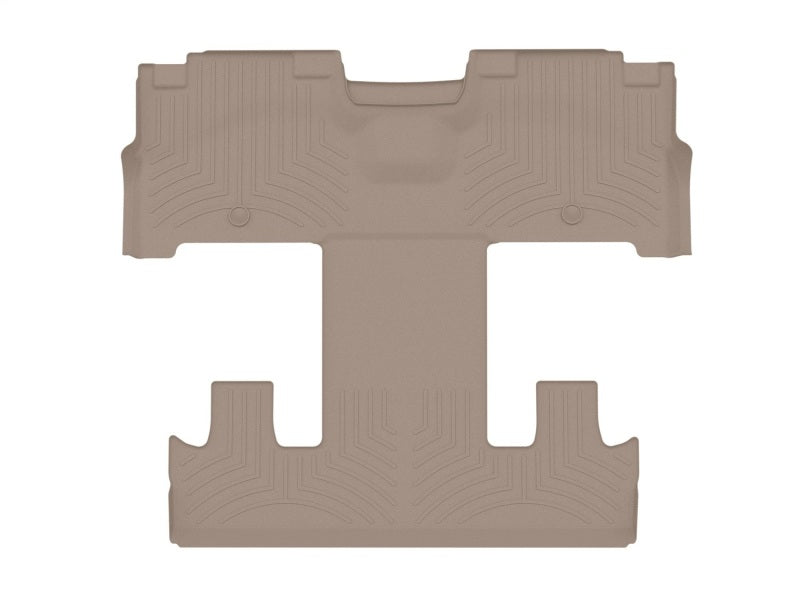 WeatherTech 2018+ Ford Expedition MAX Rear FloorLiner - Tan (Works w/ 2nd Row Bucket Seats)