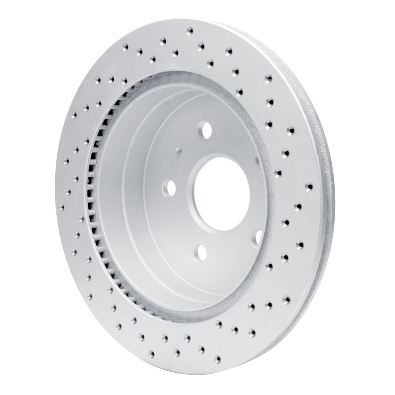 DFC 10-17 Chevrolet Equinox Rear Left Drilled Geoperformance Rotor