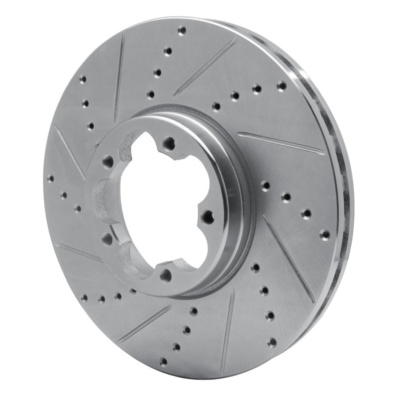 DFC 15-25 Ford Transit-350 HD/DRW Front Left Drilled & Slotted Silver Brake Rotor