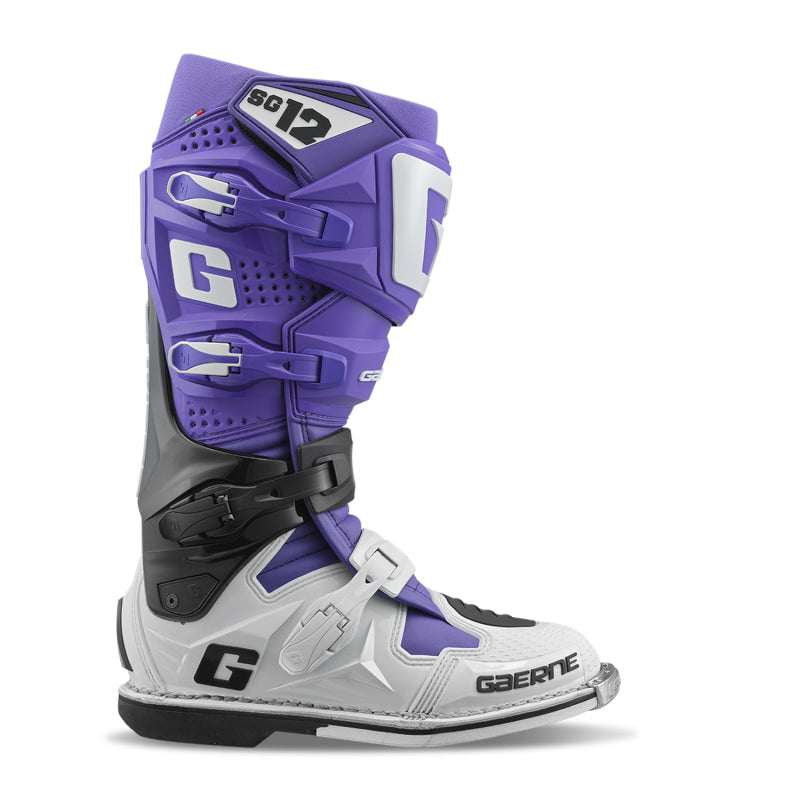 Gaerne SG12 Limited Edition LE Boot Purple/Black/White Size 9