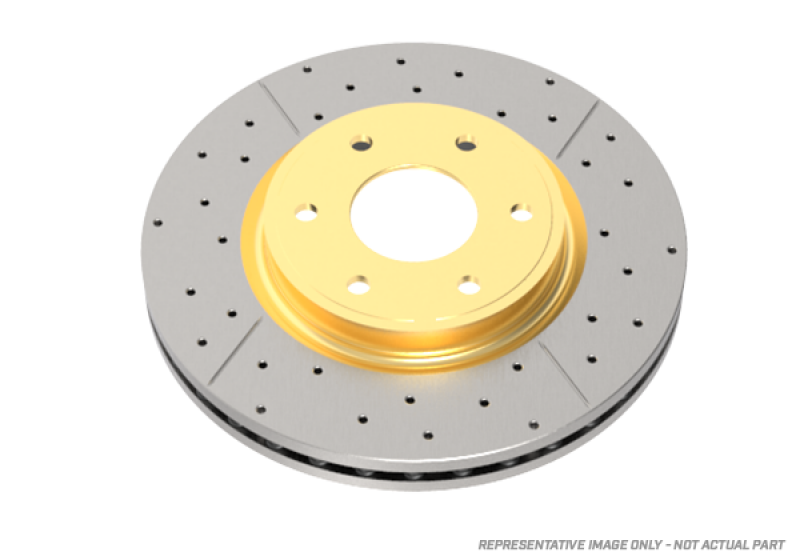 DBA 97-13 Chevrolet Corvette Rear Street Series Drilled & Slotted Rotor