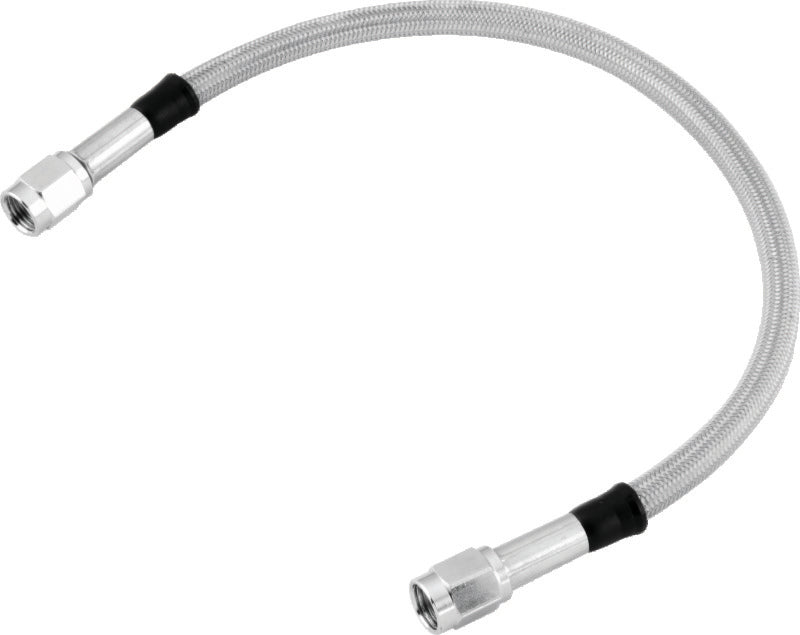 Twin Power 36 Inch Clear Coated Dot Stainless Steel Brake Hose AN-3