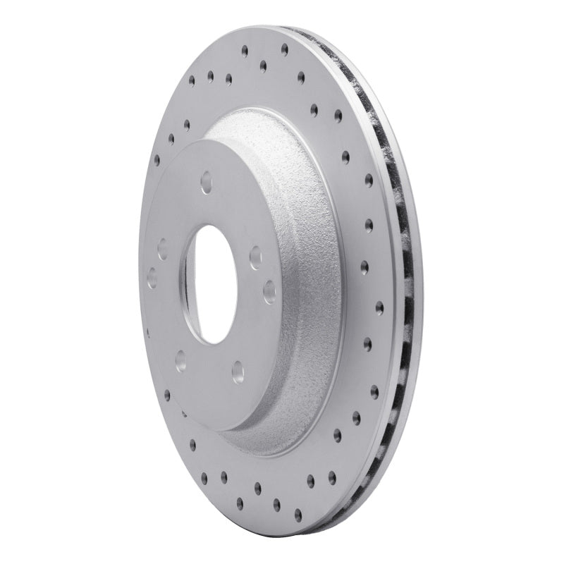 DFC 88-96 Chevrolet Corvette Rear Right Drilled Geoperformance Rotor