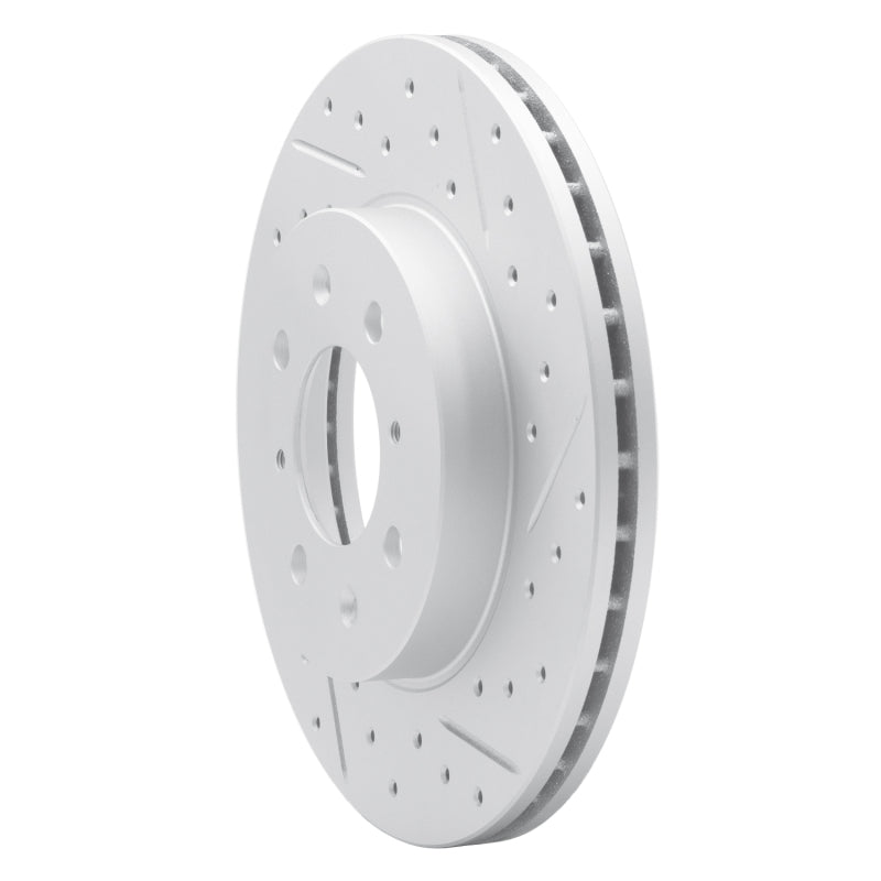 R1 04-17 Chevrolet Aveo (Mexico) Front Right Drilled & Slotted Geo-Carbon Rotor