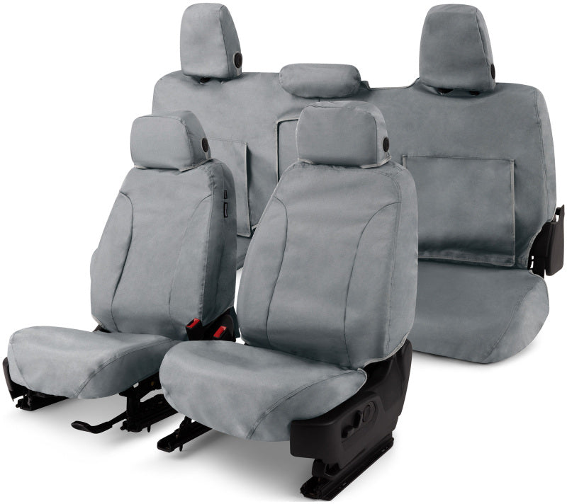 Covercraft 16-20 Ford Transit Waterproof Polyester SeatSaver Custom Front Row Seat Covers - Grey