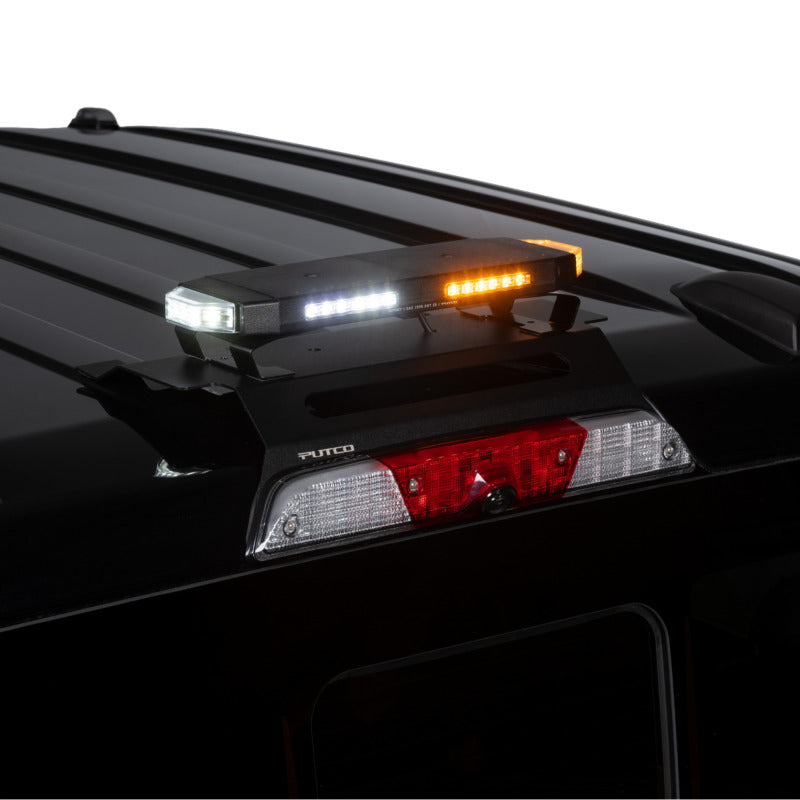 Putco 16in Universal Light Bar LED Tri-Hornet - Amber/White/Blue Single
