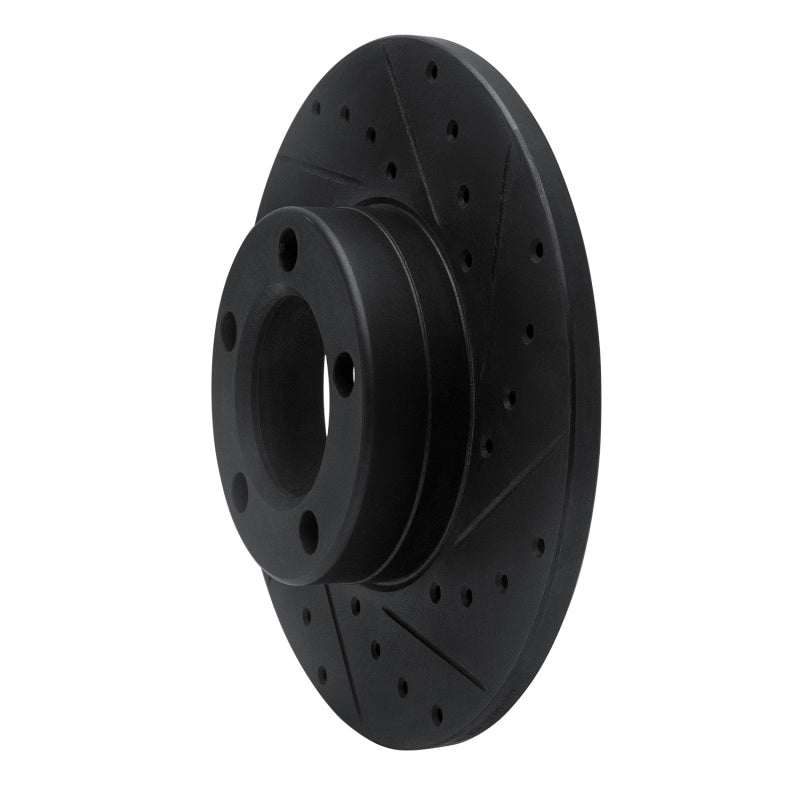 R1 67-70 American Motors Javelin Front Right Drilled & Slotted Black Brake Rotor