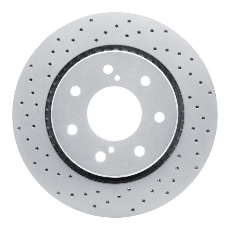 DFC 10-14 Ford F-150 Rwd Front Left Drilled Geoperformance Rotor