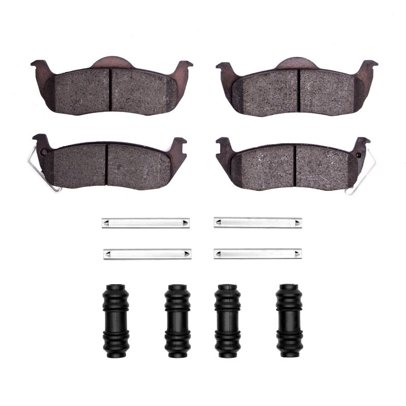 R1 2005-2010 Jeep Commander Rear R1 Ceramic Pads & Hardware Kit