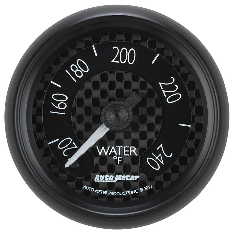 Autometer GT Series 52mm Mechanical 120-240 Deg F Water Temperature Gauge