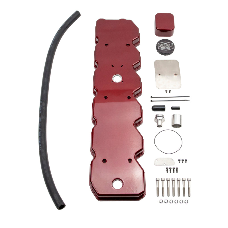 Wehrli 03-05 Cummins 5.9L WCFab X D&J Precision Billet Valve Cover - WCFab Red