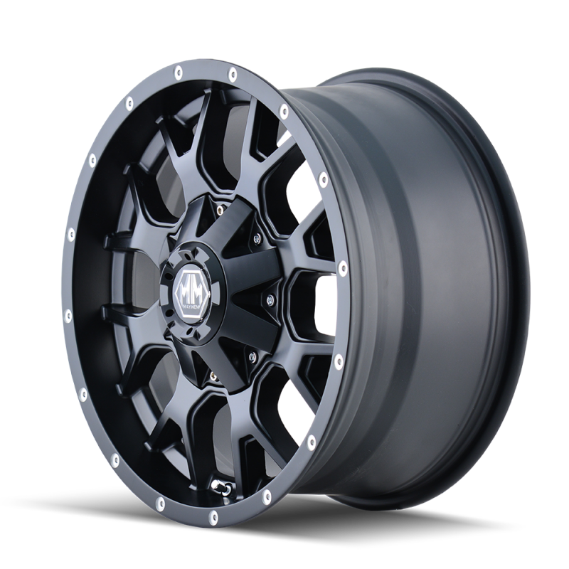 Mayhem 8015 Warrior 17x9 / 8x170 BP / 18mm Offset / 125.2mm Hub Matte Black Wheel
