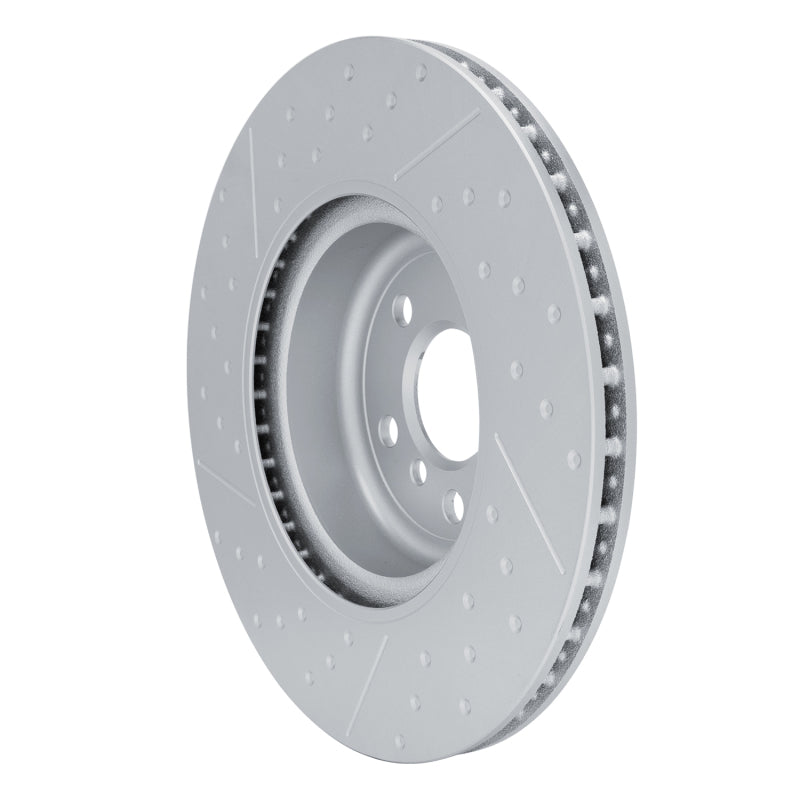 R1 20-25 BMW 430I Right Rear Dimpled & Slotted GeoSPEC Coated Rotor