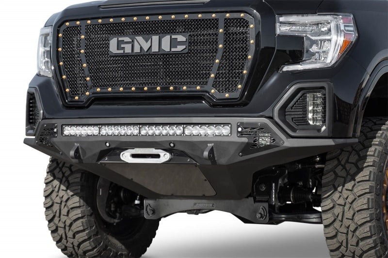 Addictive Desert Designs 2019 GMC Sierra 1500 SF Front Bumper w/ Winch Mount & Sensor Cutout