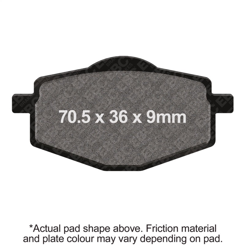 EBC 04-09 Yamaha YJ 125 Vino Front Left FA-SFA-X Brake Pads
