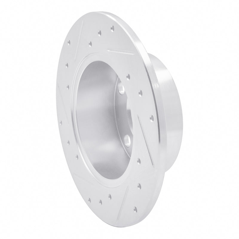 DFC 92-05 Audi A6 Quattro Rear Right Drilled & Slotted Silver Brake Rotor