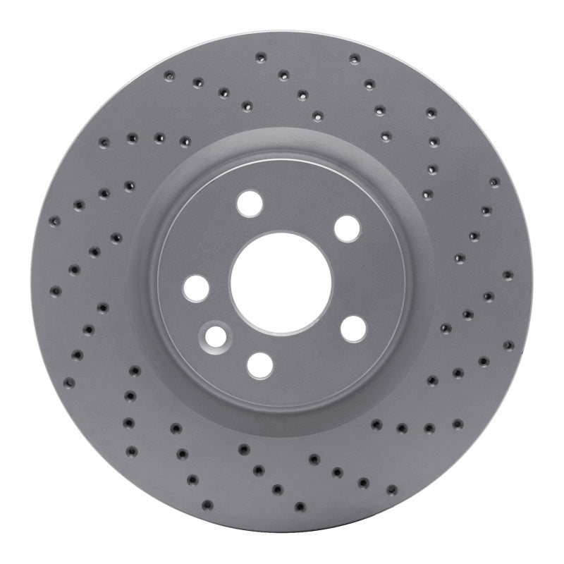 DFC 15-19 Jaguar E-Pace Front Right Drilled Geoperformance Rotor