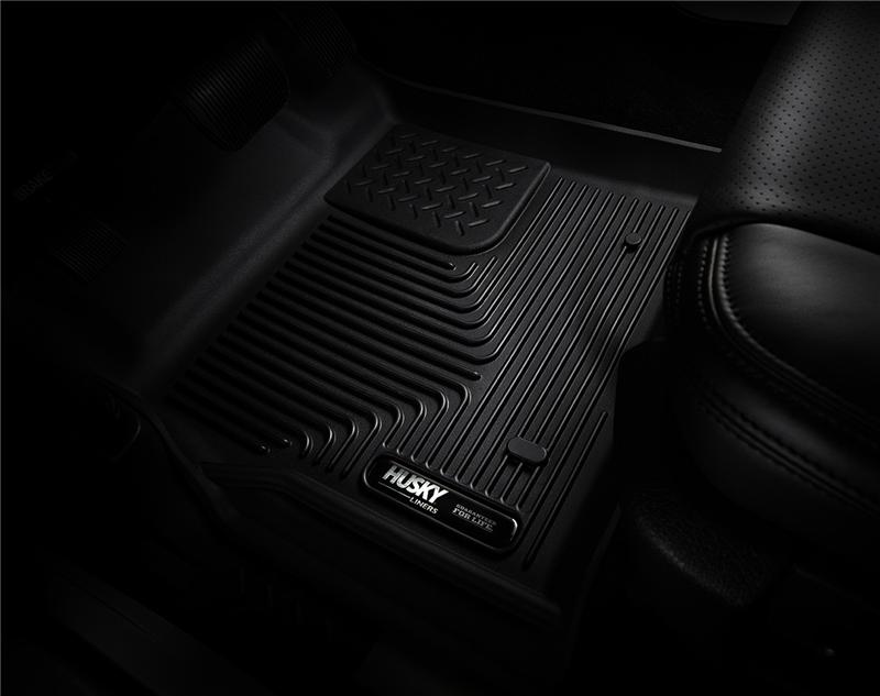 Husky Liners 12-13 F-250/F-350/F-450 Super Duty X-Act Contour Black Front Floor Liners