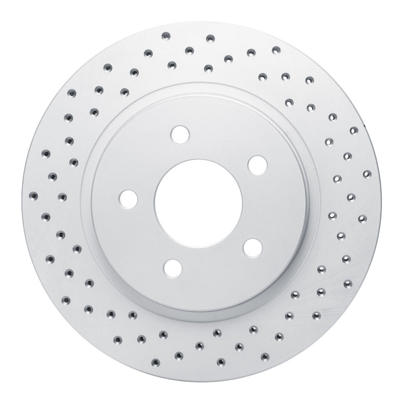 DFC 05-14 Ford Mustang Rear Left Drilled Geoperformance Rotor