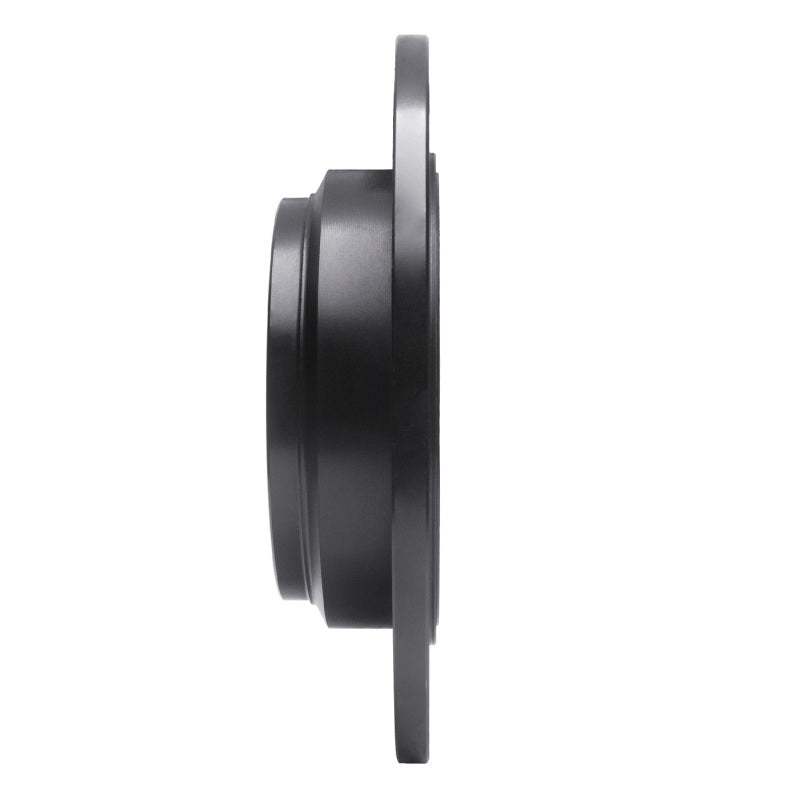 R1 99-01 Acura RL Rear Right Drilled & Slotted Black Brake Rotor