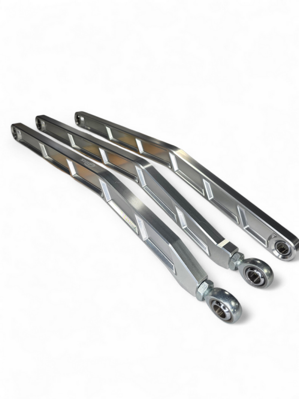 Elektric Offroad 2017+ Can Am Maverick X3 Volt Billet Radius Rods Anodized Clear (RS 72In Model)