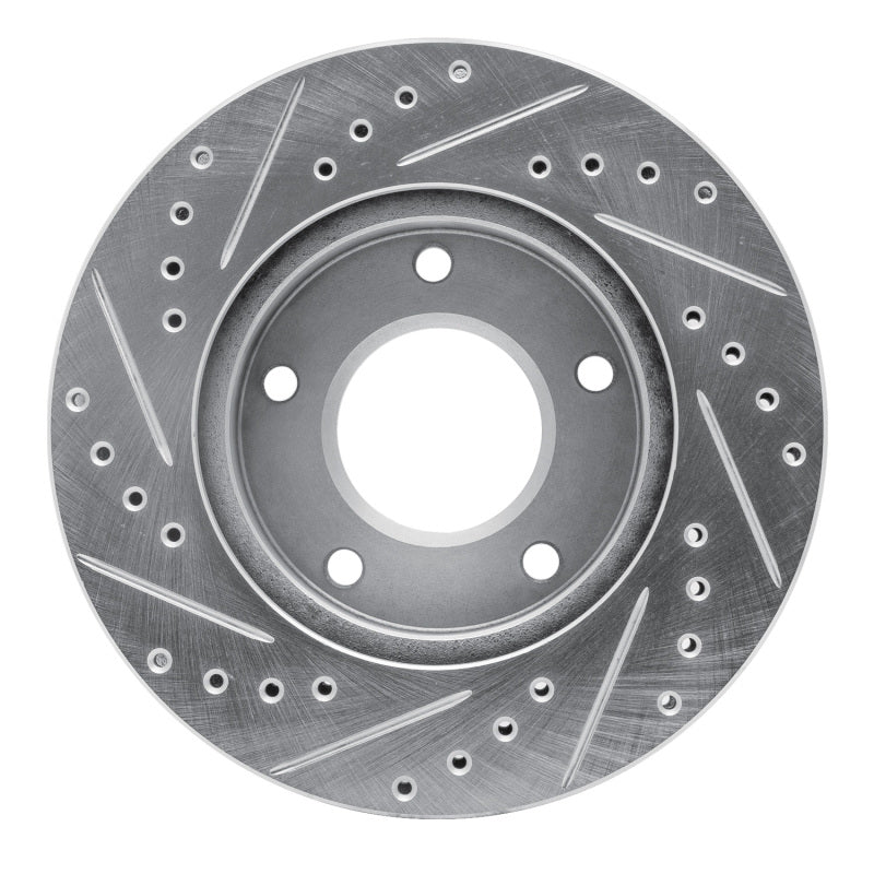 R1 69-78 Cadillac Eldorado Front Right Rear Right Drilled & Slotted Silver Brake Rotor