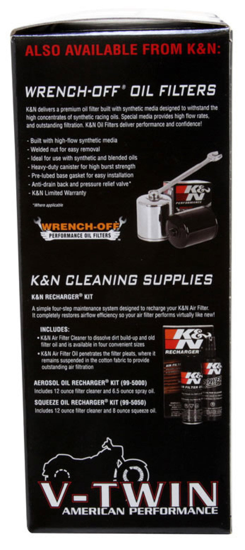 K&N 75-78 Harley-Davidson 1000/1200CC Drop In Replacement Air Filter