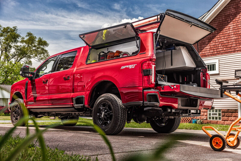 AMP Research 2023 Ford F-250 Super Duty BedStep - Black