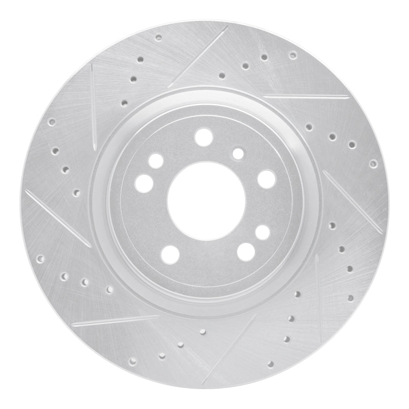 DFC 12-18 Mercedes-Benz ML250 Front Left Drilled & Slotted Silver Brake Rotor