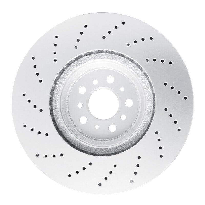 R1 2021-2025 BMW M4 Right Front GeoSPEC Coated Rotor - Drilled