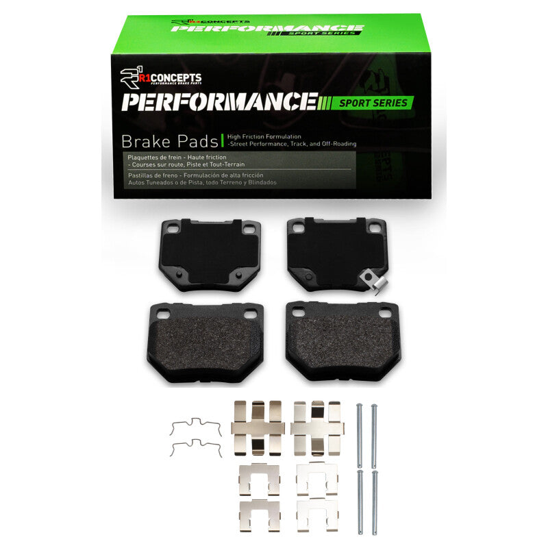 R1 2006-2007 Subaru Impreza Rear R1 Performance Sport Pads & Hardware Kit