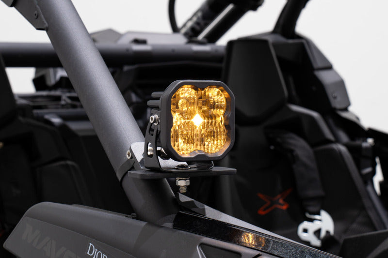Diode Dynamics 17-24 Can-Am Maverick X3 SS3 Stage Series Ditch Light Kit - Pro White Combo