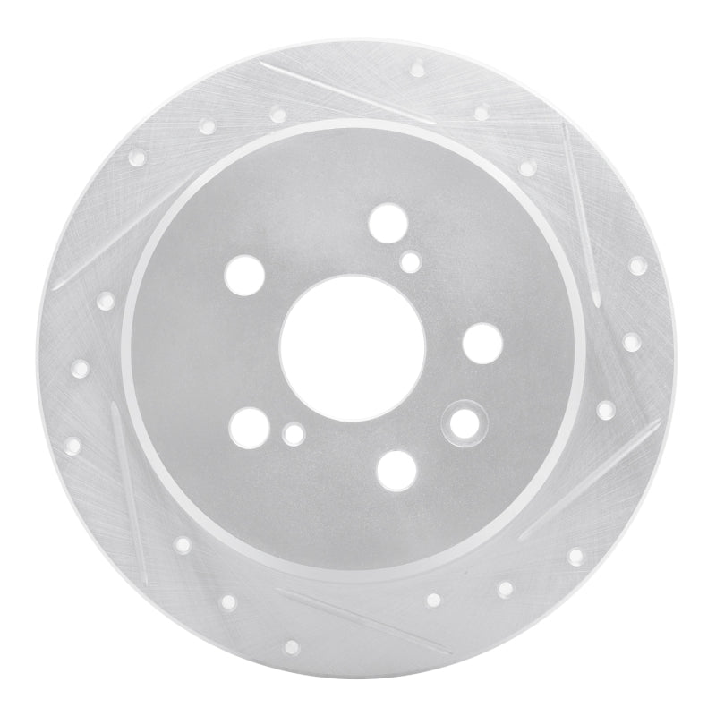 DFC 96-99 Toyota Celica Rear Right Drilled & Slotted Silver Brake Rotor