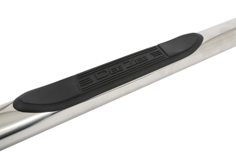 Dee Zee 14-18 Chevrolet Silverado Tubes - 3In Round Stainless Polished CrewCab