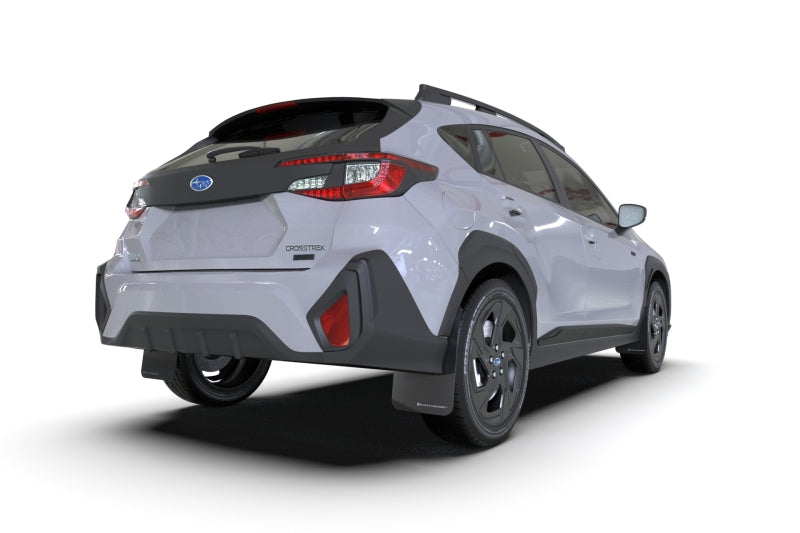 Rally Armor 24-26 Subaru Crosstrek Black UR Mud Flap White Logo