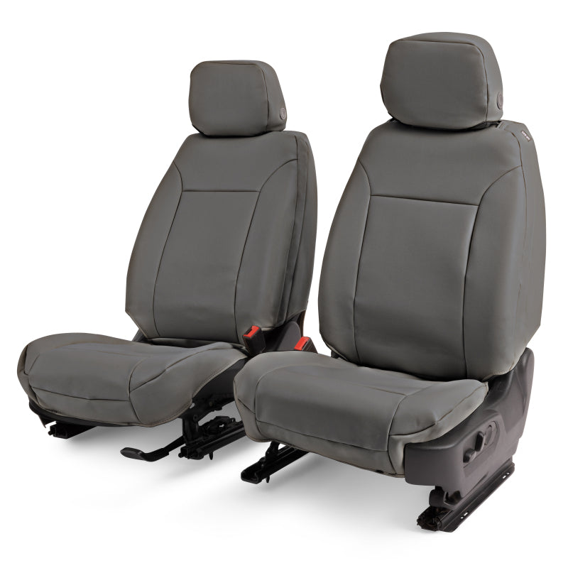 Covercraft 24-25 Ford F250-F550 King Ranch Leatherette PrecisionFit Custom Front Seat Covers - Stone