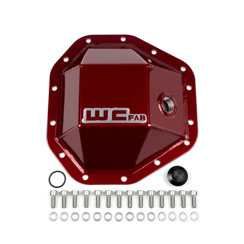 Wehrli 17-24 Ford F250/F350 SRW Dana M275 Rear Axle Differential Cover - WCFab Red