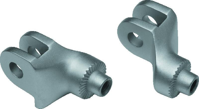 Kuryakyn Splined Front Peg Adapter Triumph Bonneville Silver