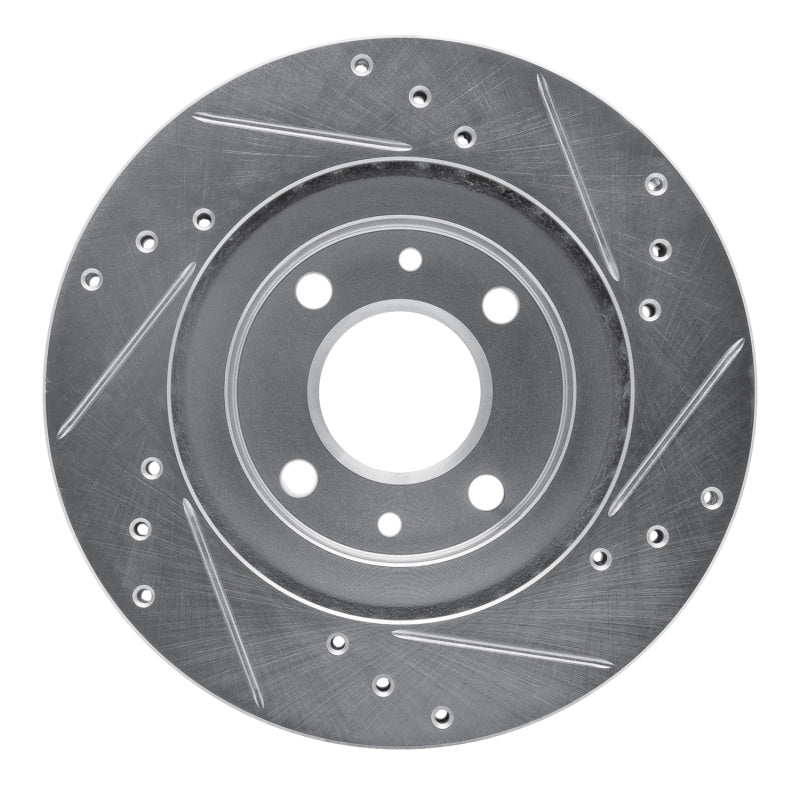 DFC 15-19 Renault Logan (Mexico) Front Left Drilled & Slotted Silver Brake Rotor