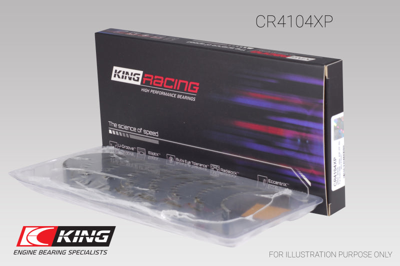 King Engine Bearings Audi ABB/ ABM/ ADP/ PP/ RN (Size 0.25) Connecting Rod Bearing Set