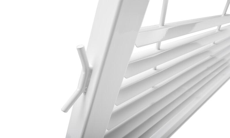 BackRack 19-23 Chev/GMC Silverado/Sierra 1500 (Nw Bdy) Louvered Rack Frame ONLY (Req. HW) - White